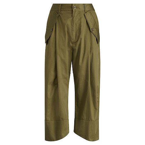 Polo Ralph Lauren Cropped Wide-leg Chino Pant New Olive