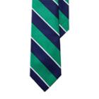 Polo Ralph Lauren Striped Silk Repp Narrow Tie Green