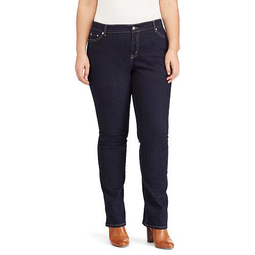 Ralph Lauren Lauren Woman Slim Bootcut Jean Indigo Wash