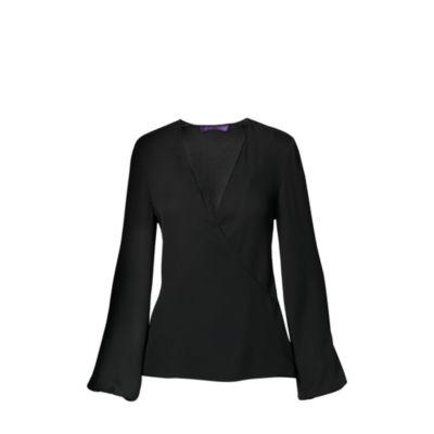 Ralph Lauren Cecillia Silk Blouse Black