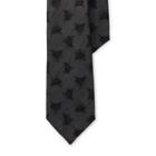 Ralph Lauren Fox-print Wool Narrow Tie Grey