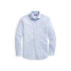 Ralph Lauren Cotton Dobby Dress Shirt Light Blue And White