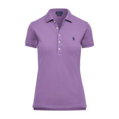Ralph Lauren Slim Fit Stretch Polo Shirt Spring Violet