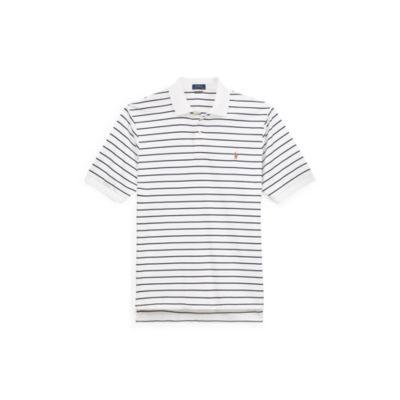 Ralph Lauren Classic Fit Soft-touch Polo White/french Navy 2x Big