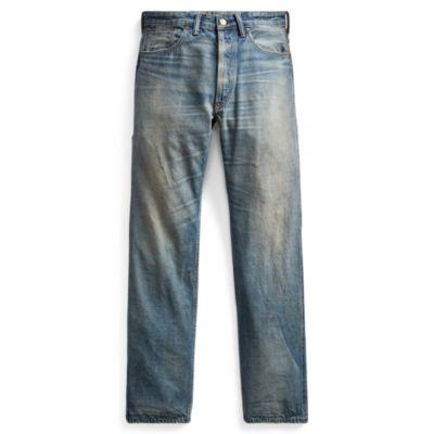 Ralph Lauren Straight Fit Selvedge Jean Hixson Wash