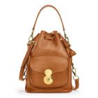Ralph Lauren Nappa Ricky Drawstring Bag Rl Gold