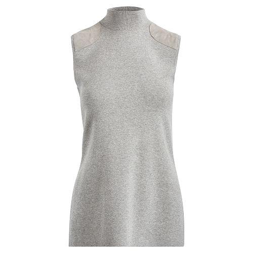 Polo Ralph Lauren Suede-trim Sleeveless Sweater