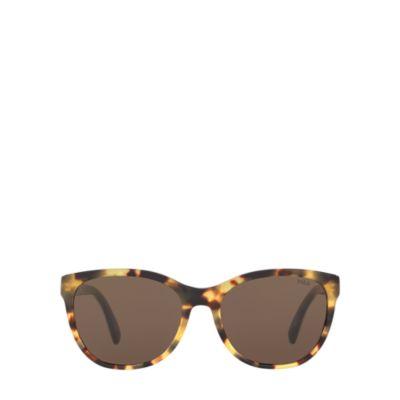 Ralph Lauren Tartan Butterfly Sunglasses Havana Spotty