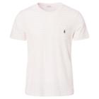Polo Ralph Lauren Cotton Jersey Pocket T-shirt Carmel Pink/white