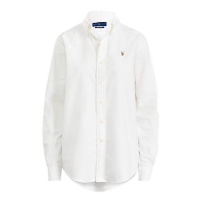 Ralph Lauren Cotton Oxford Big Shirt Bsr White