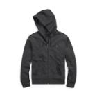 Ralph Lauren Double-knit Full-zip Hoodie Black Marl Heather