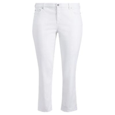 Ralph Lauren Premier Straight Crop Jean Pure White Wash