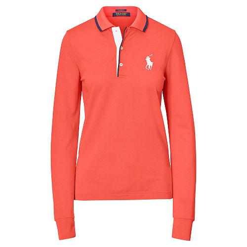 Ralph Lauren Golf Tailored Fit Golf Polo Shirt Coral Glow
