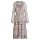 Ralph Lauren Floral-print Silk Dress Elton Floral