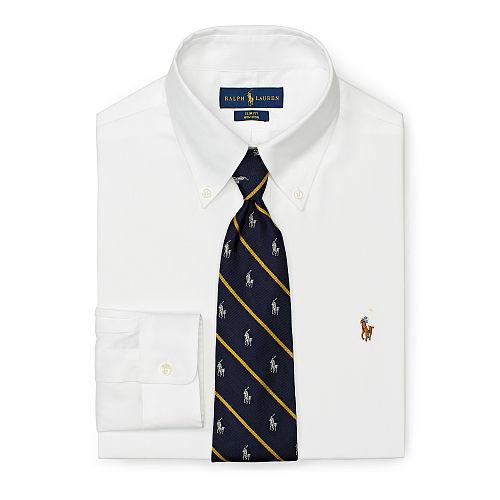 Polo Ralph Lauren Slim Non-iron Oxford Shirt White