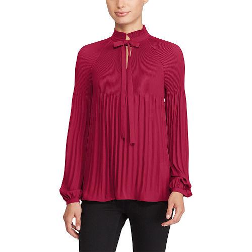 Ralph Lauren Lauren Georgette Necktie Blouse