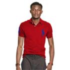 Polo Ralph Lauren Slim-fit Big Pony Polo Shirt Rl 2000 Red/active Blue
