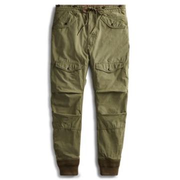 Ralph Lauren Poplin Flight Pant Historic Olive