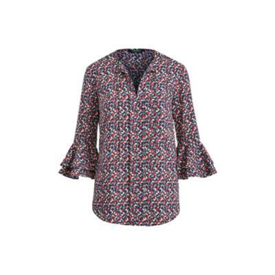Ralph Lauren Floral Flutter-sleeve Top Multi