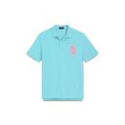 Ralph Lauren Classic Fit Mesh Polo Shirt Coastal Blue 6x Big