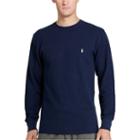 Polo Ralph Lauren Waffle-knit Crewneck Thermal Cruise Navy