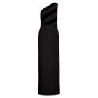 Ralph Lauren Velvet-jersey Gown Black/black