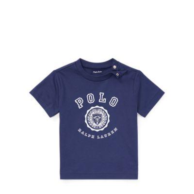 Ralph Lauren Cotton Jersey Graphic T-shirt Boathouse Navy 6m