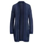 Ralph Lauren Linen Open-front Cardigan New Navy