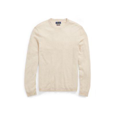 Ralph Lauren Washable Cashmere Sweater Expedition Dune Heather