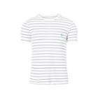 Ralph Lauren Custom Fit Striped T-shirt White/yale Blue