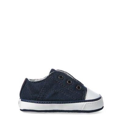 Ralph Lauren Rowenn Sneaker Navy Nylon 0 (0-6 Wks)