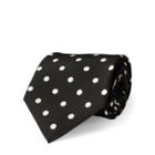 Ralph Lauren Polka-dot Silk Crepe Tie Black