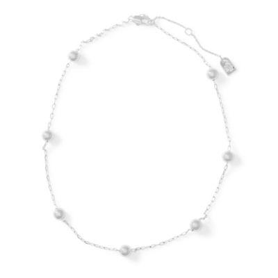 Ralph Lauren Metal-bead Necklace Silver