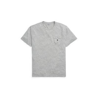 Ralph Lauren Custom Slim Fit Cotton T-shirt Dark Vintage Heather