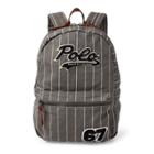 Ralph Lauren Cotton Baseball Backpack Grey