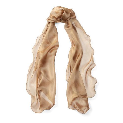 Ralph Lauren Lauren Ruffled Georgette Scarf Barley