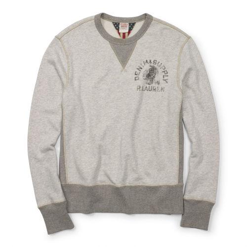 Ralph Lauren Denim & Supply Cotton-blend-fleece Sweatshirt