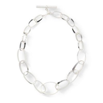 Ralph Lauren Metal Link Choker Silver