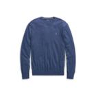 Ralph Lauren Washable Merino Wool Sweater Shale Blue Heather