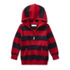Ralph Lauren Striped Hooded Sweater Oxbridge Red 3m