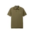 Ralph Lauren Classic Fit Mesh Polo Shirt Defender Green
