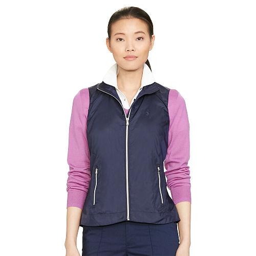 Ralph Lauren Golf Full-zip Mockneck Vest French Navy