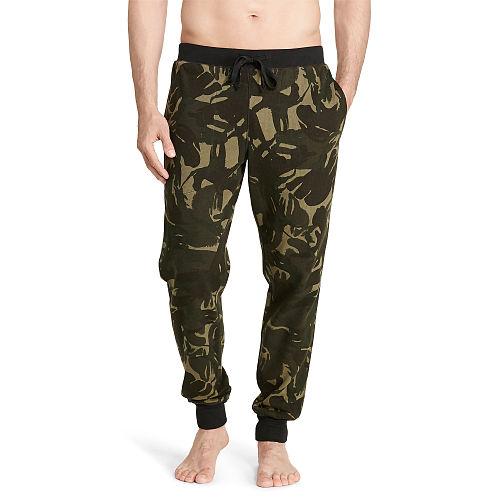 Polo Ralph Lauren Camo-print Jogger Sleep Pant Elmwood Camo