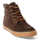 Polo Ralph Lauren Tavis Suede High-top Sneaker Dark Brown