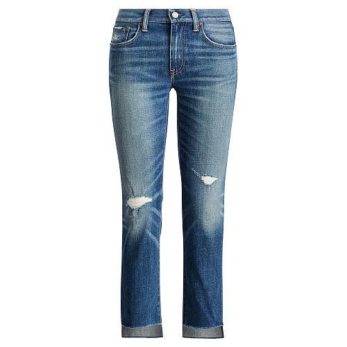 Polo Ralph Lauren Slim Cropped Jean Medium Indigo