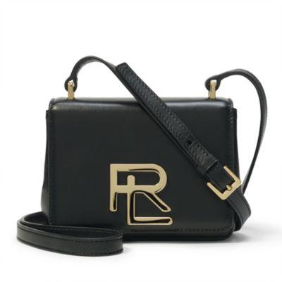 Ralph Lauren Nappa Leather Mini Rl Bag Black