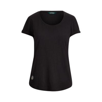Ralph Lauren Lrl Patch Cotton T-shirt Polo Black
