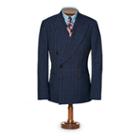 Ralph Lauren Rrl Windowpane Merino Suit Jacket Hunter Navy Multi