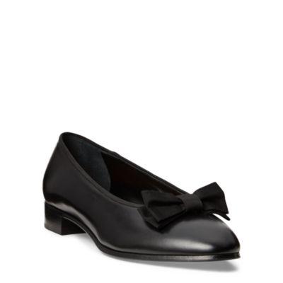 Ralph Lauren Asuli Luxe Calf Flat Black