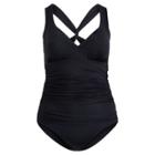 Ralph Lauren Slimming One-piece Swimsuit Black